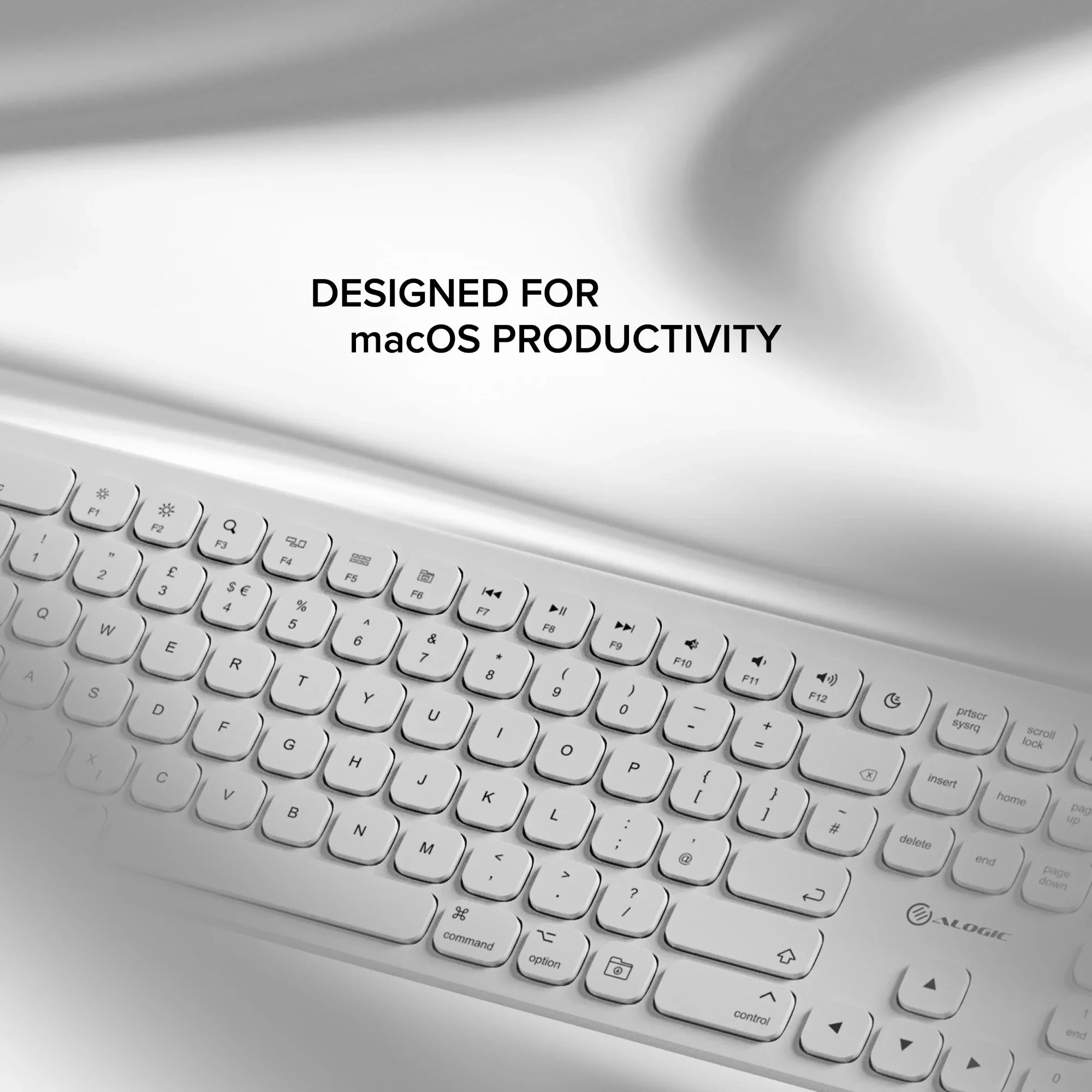 Echelon USB-C Rechargeable Wireless Keyboard for macOS