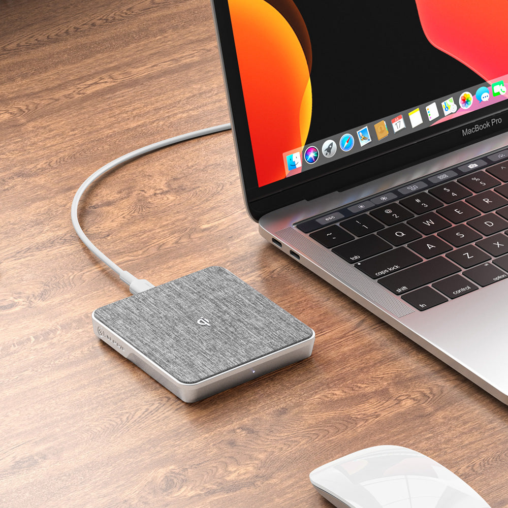 Ultra Wireless Charging Pad - 10W- Silver