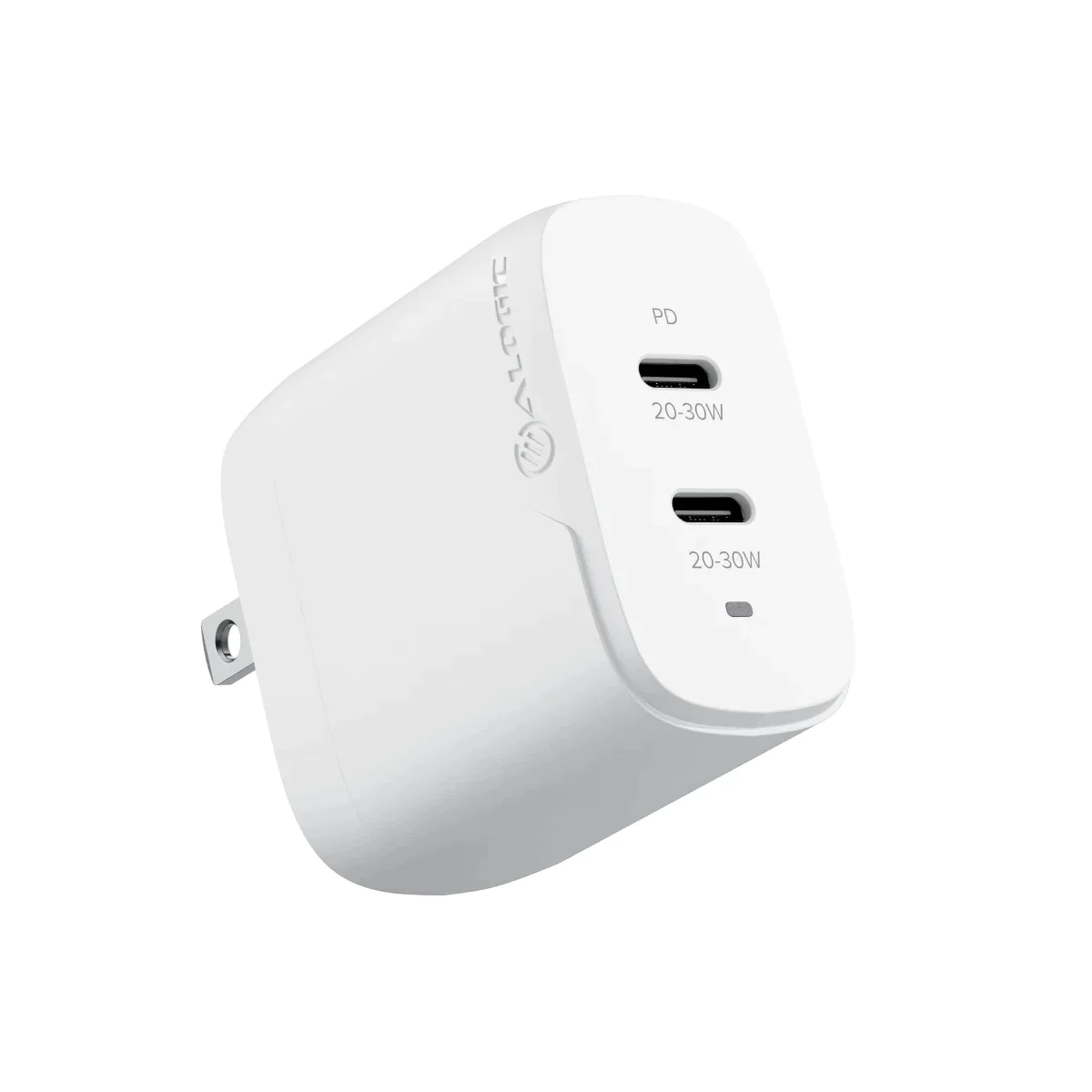 2 Port 40W Rapid Power USB-C GaN Wall Charger_1