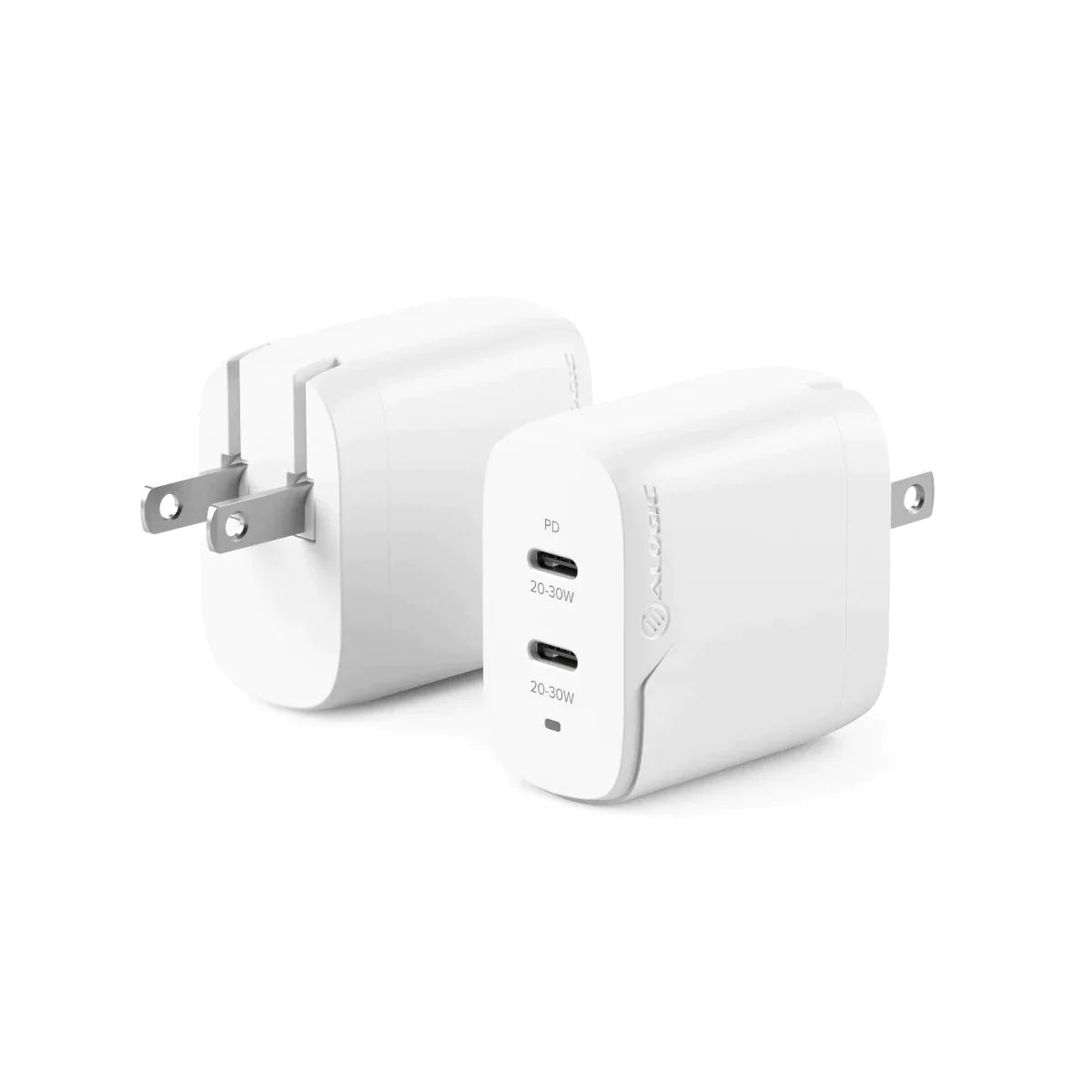 2 Port 40W Rapid Power USB-C GaN Wall Charger