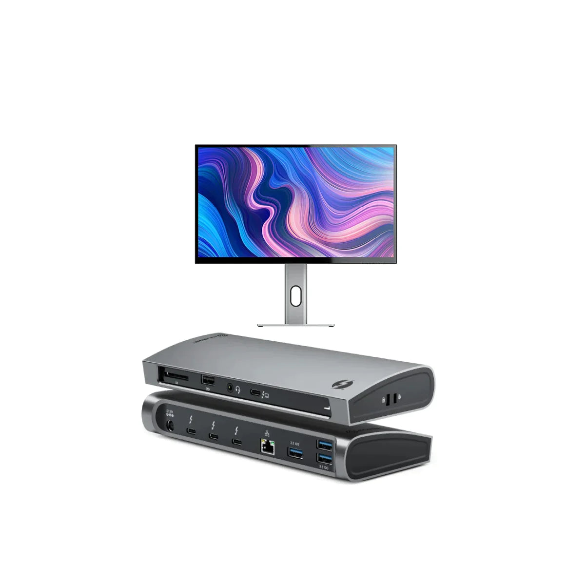 Clarity 27” UHD 4Kモニター + Thunderbolt 4 Blaze Docking Station