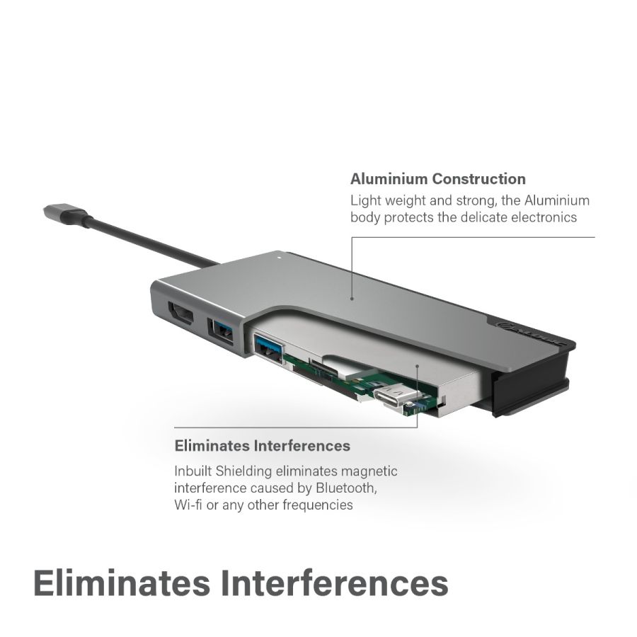 Power Delivery -Ultraシリーズ - スペースグレー付きUSB -Cドックユニ