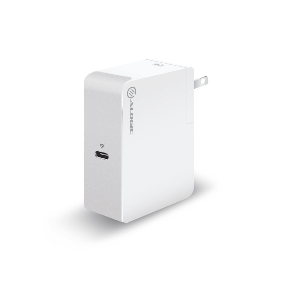 USB-C Laptop/Macbook Wall Charger 60W with Power Delivery - Travel Edition with AU, EU, UK, US Plugs and 2m Cable