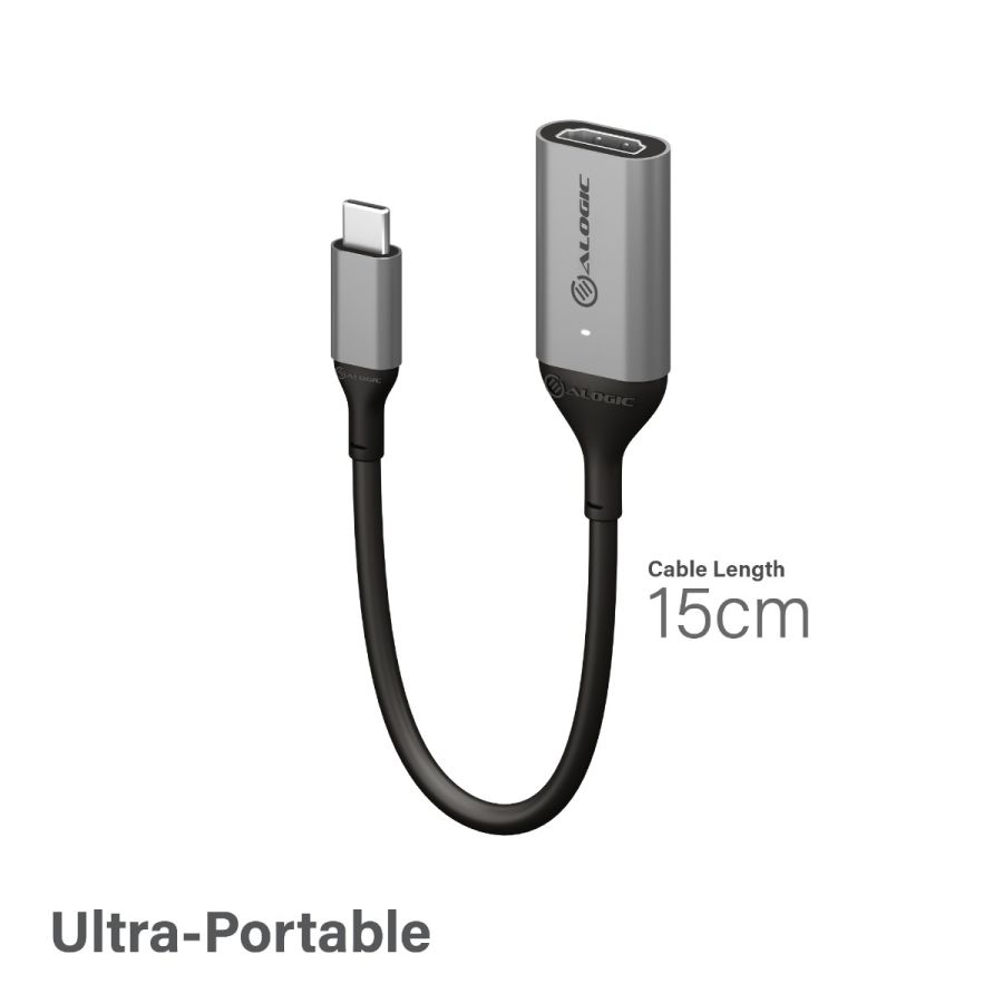 ウルトラ15cm USB -C（男性）からHDMI（女性）アダプター-4K 60Hz